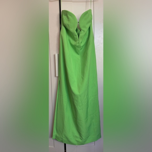 Bardot‎ x REVOLVE Eleni Midi Strapless Dress in Green size XL - Picture 4 of 11